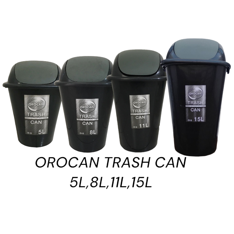 Trashcan with Swing Cover/GARBAGE CAN/ BASURAHAN 5L, 8L, 11L, 15L, 25L