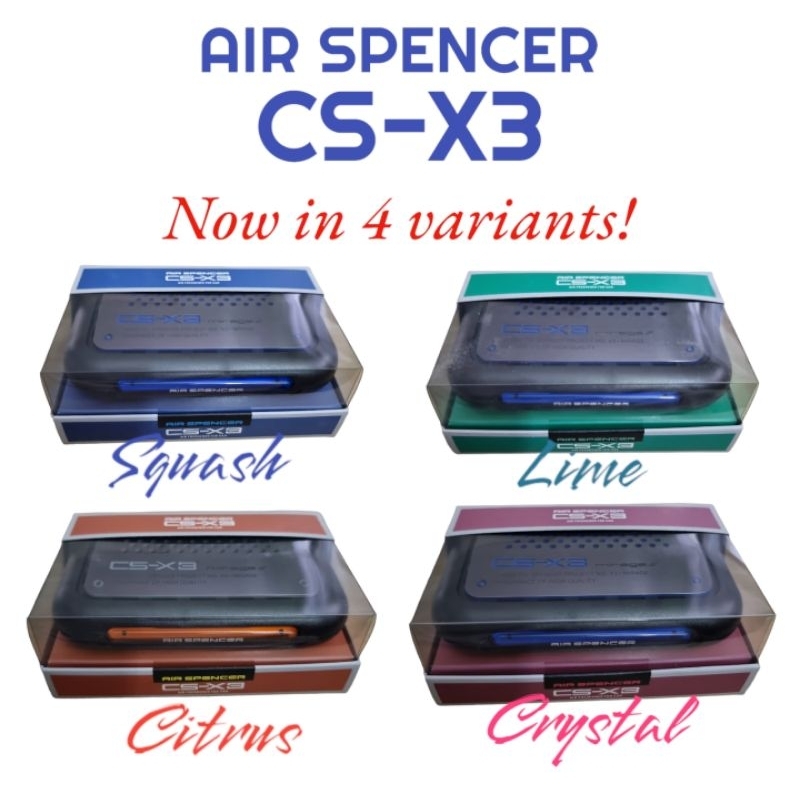 AIR SPENCER Air Freshener for Car CSX3 Squash Lime Soda Made in Japan