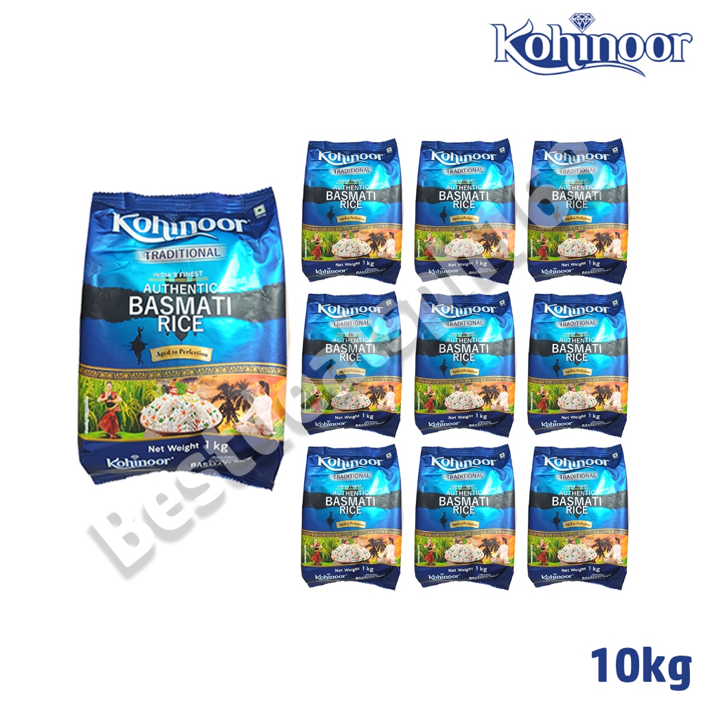 Kohinoor traditional Basmati Rice (Blue) 10kg Shopee Philippines