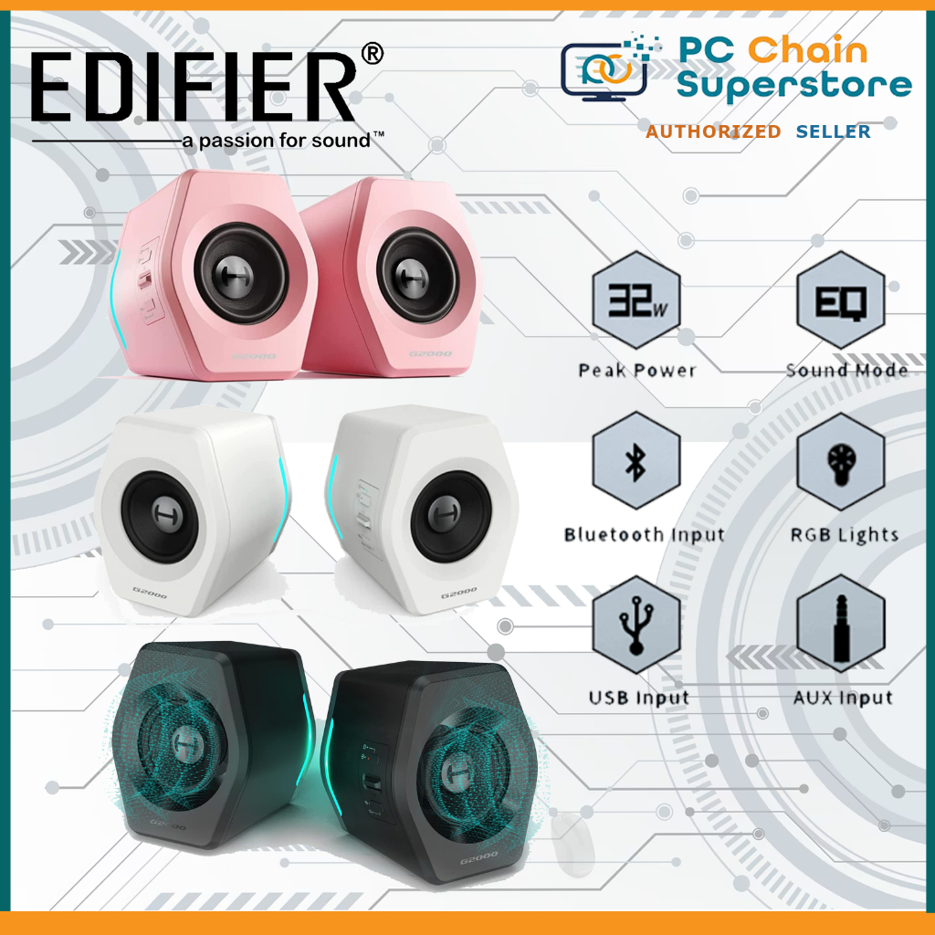 Casse Bluetooth Edifier G2000 Gaming RGB - Audio 2.0 Per Giochi, Film E Musica - Foto 7