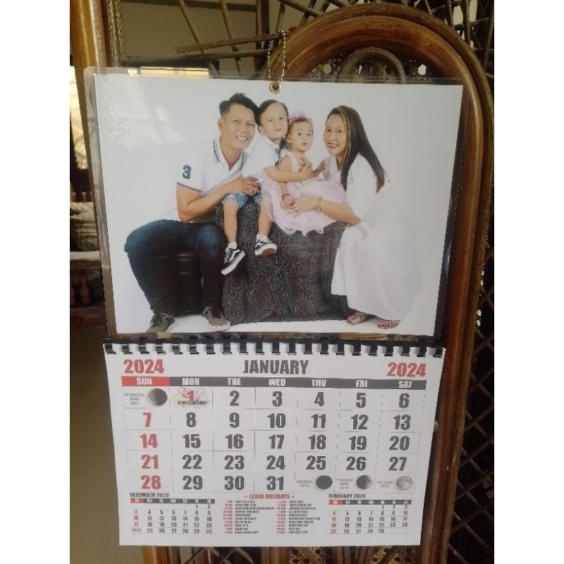 CUSTOMIZED CALENDAR 2024 Shopee Philippines