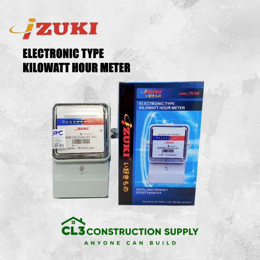 IZUKI ELECTRONIC TYPE KILOWATT HOUR METER PK868 Shopee Philippines