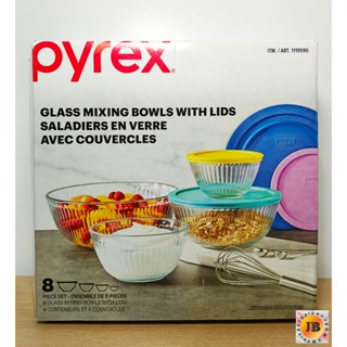 8-piece Mixing Bowl Set with Assorted Lids