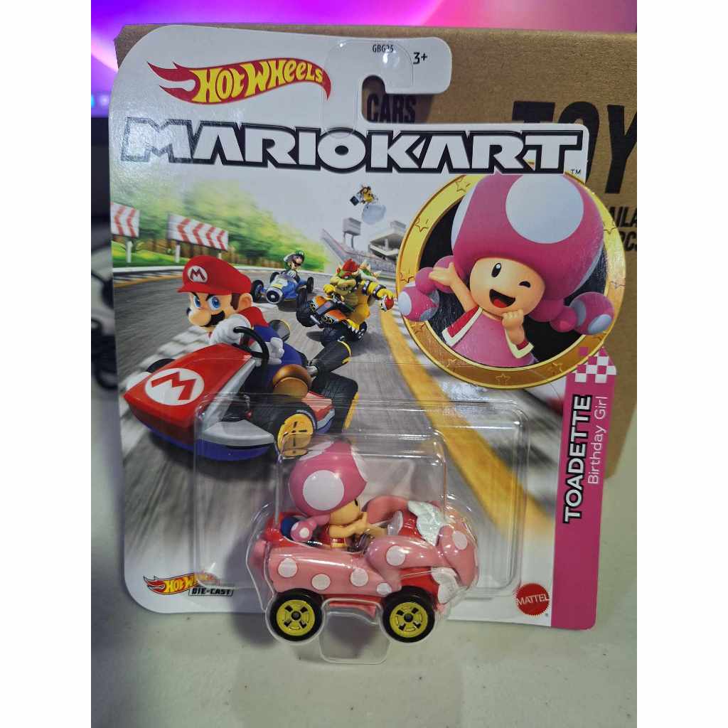 Toadette In Birthday Girl Hot Wheels Mario Kart Shopee Philippines 9571