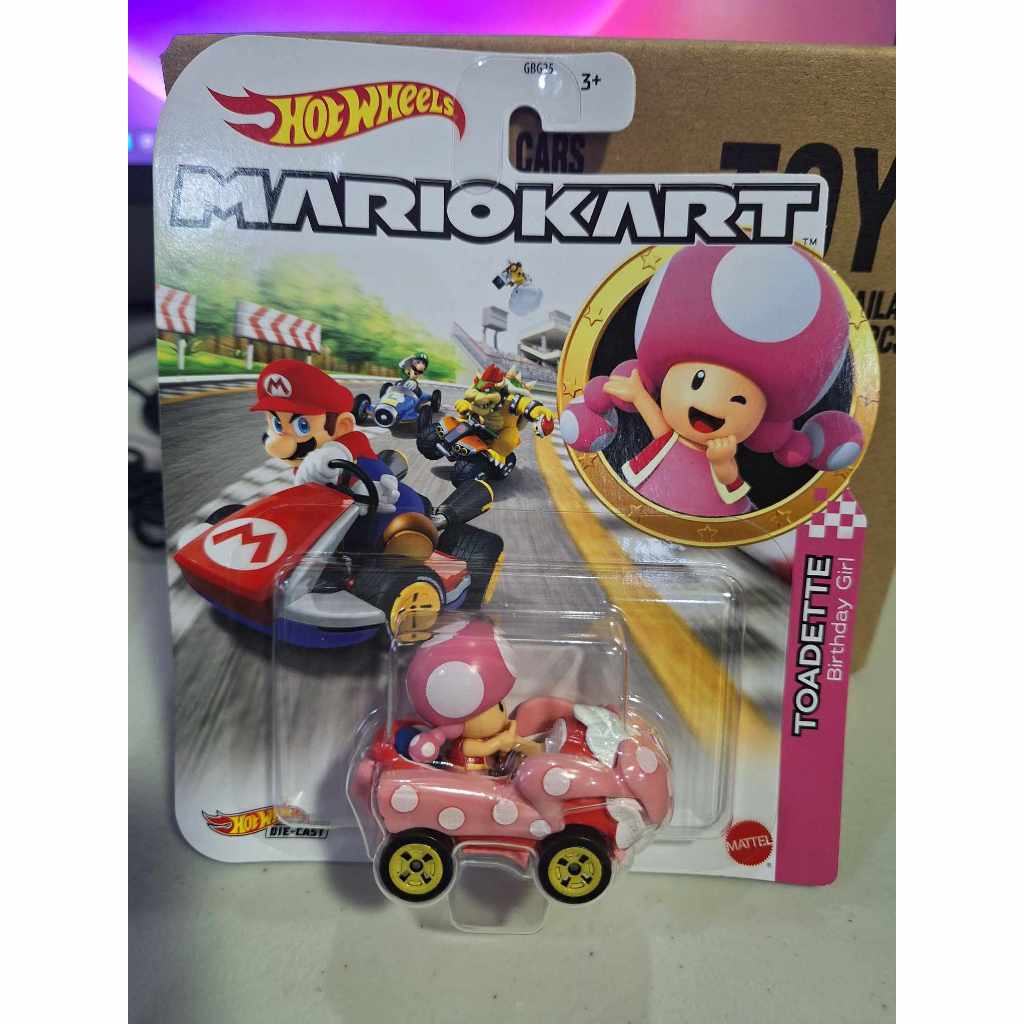 [Toadette in Birthday Girl] Hot Wheels Mario Kart Shopee Philippines