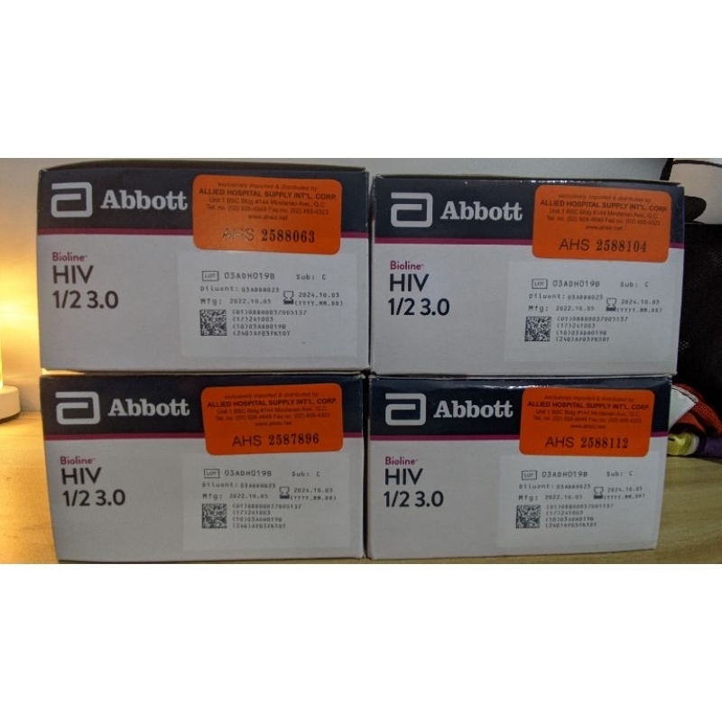 ABBOTT HIV 1/2 3.0 Test Kits (30s) Shopee Philippines
