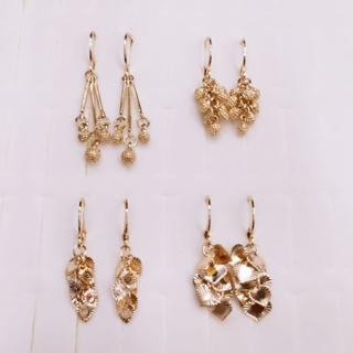 Shop earrings gold dangling for Sale on Shopee Philippines