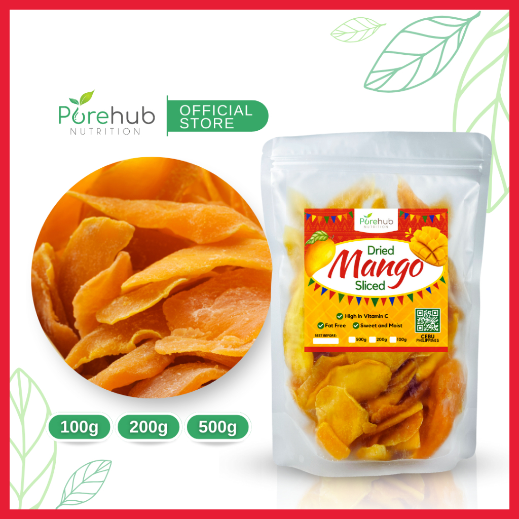 Purehub Cebu Dried Mangoes Sliced (Export Quality) Shopee Philippines