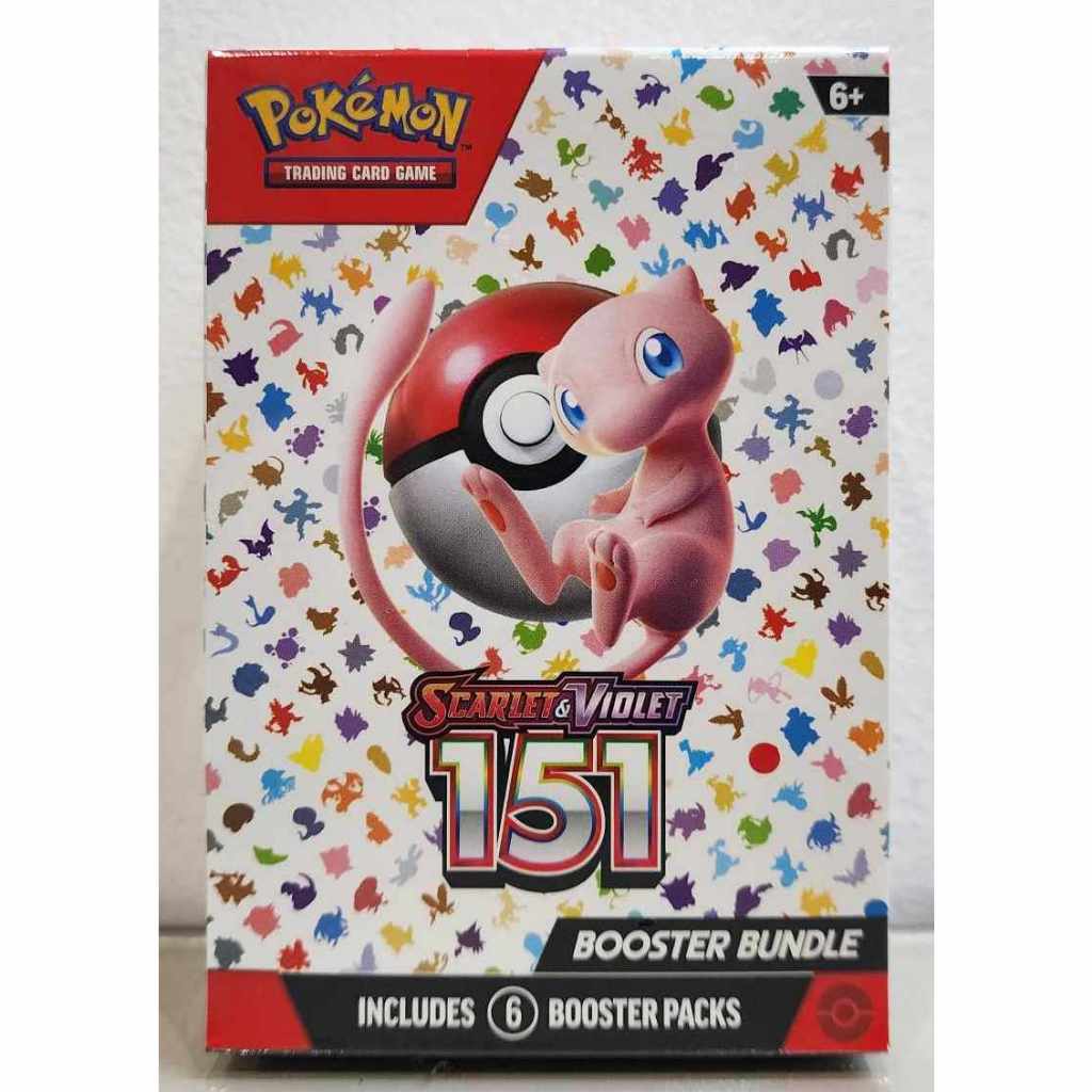 thumbnail image 2 of Pokemon TCG Scarlet & Violet 151 Booster Bundle – Factory Sealed (6 Packs) – English 2 of 6