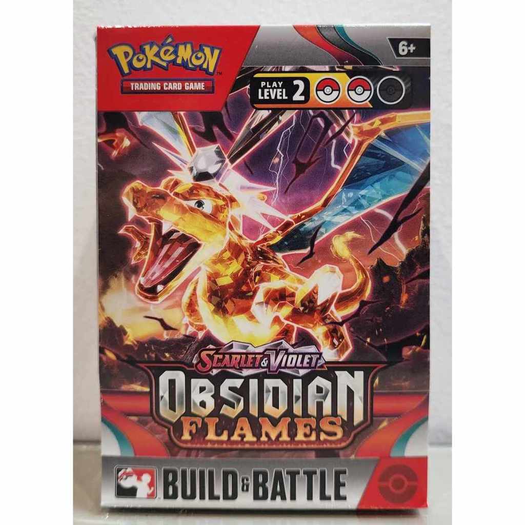 Pokemon TCG Scarlet & Violet Obsidian Flames Build and Battle Box ...