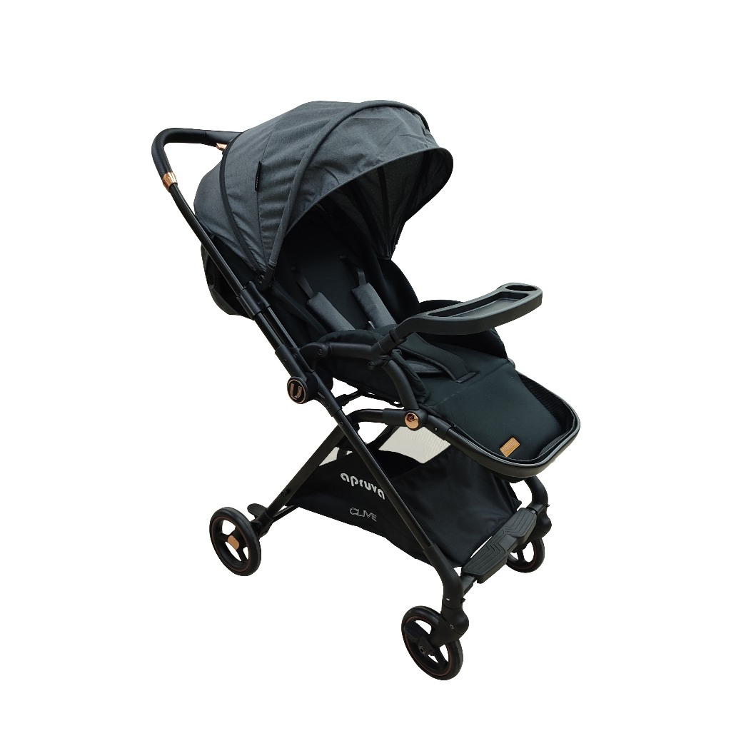 Apruva stroller with outlet car seat