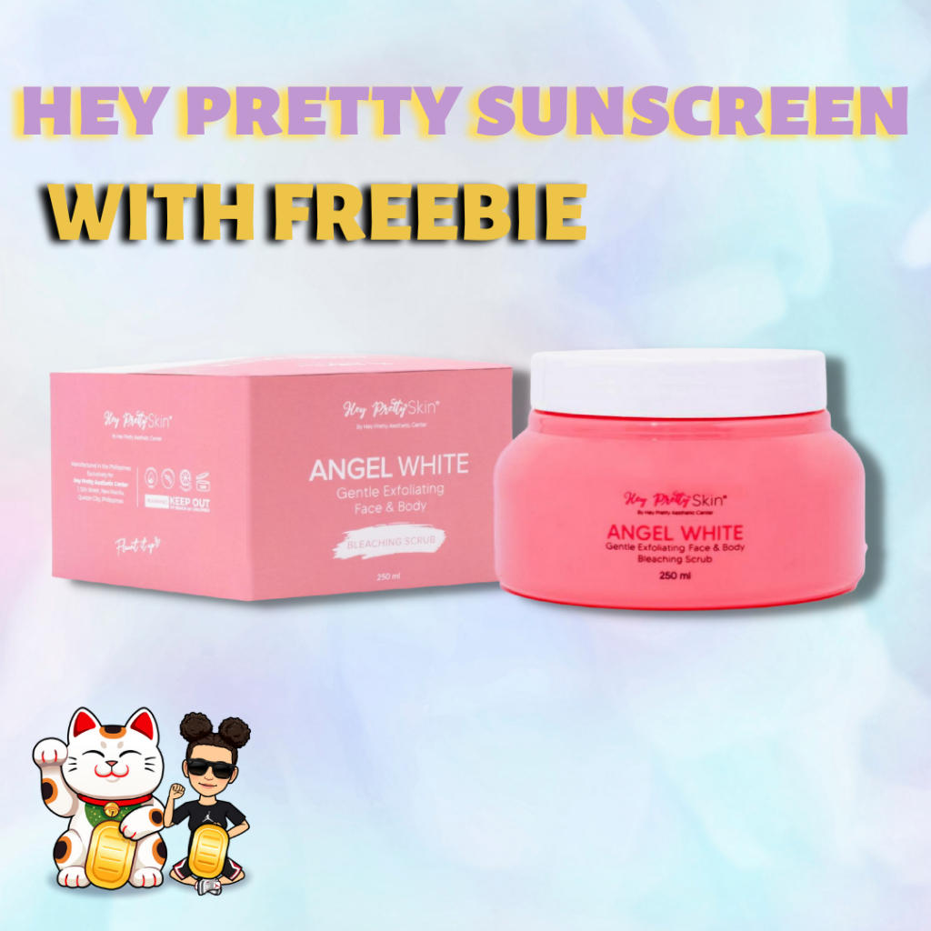 Hey Pretty Skin Angel White Bleaching Scrub 250ml | Shopee Philippines