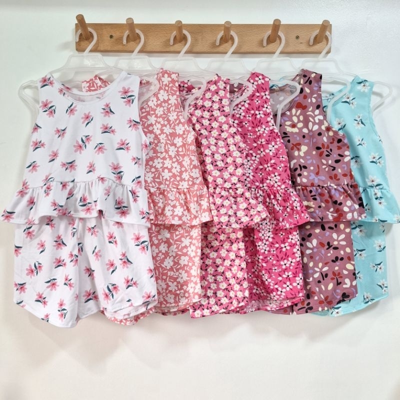 Bianca Terno Shorts for Kids Girl 2-4yrs old / Pambahay Terno | Shopee ...