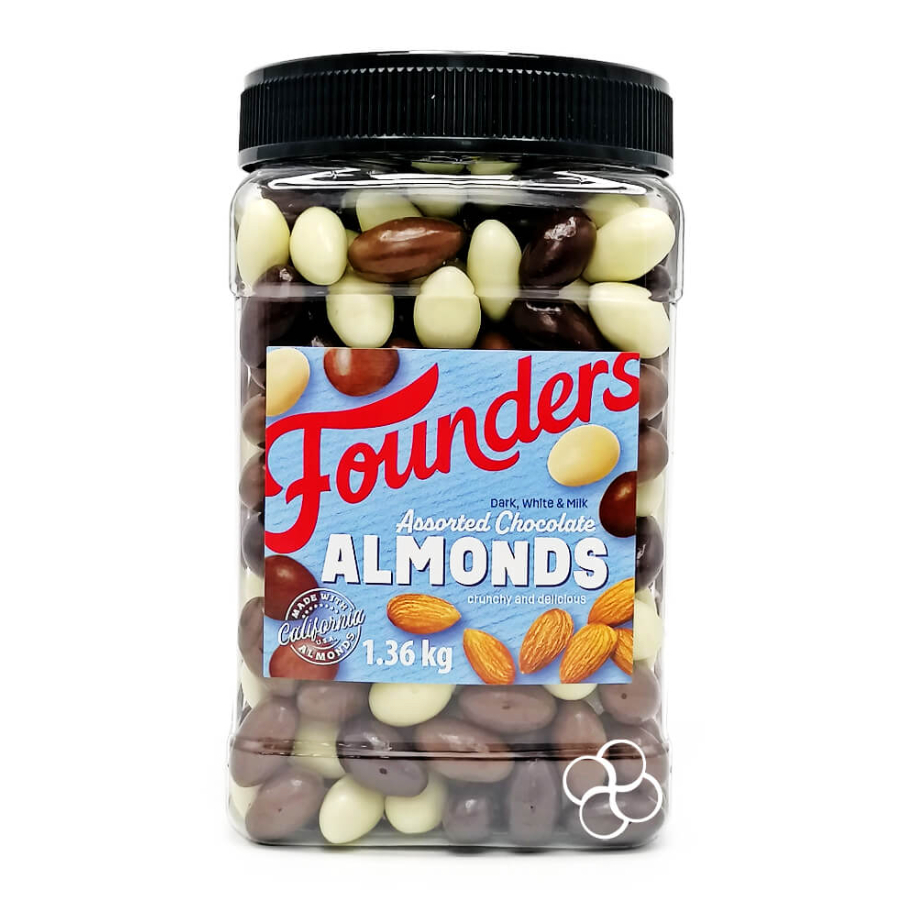 Founders Assorted Chocolate Almonds 1.36kg Shopee Philippines