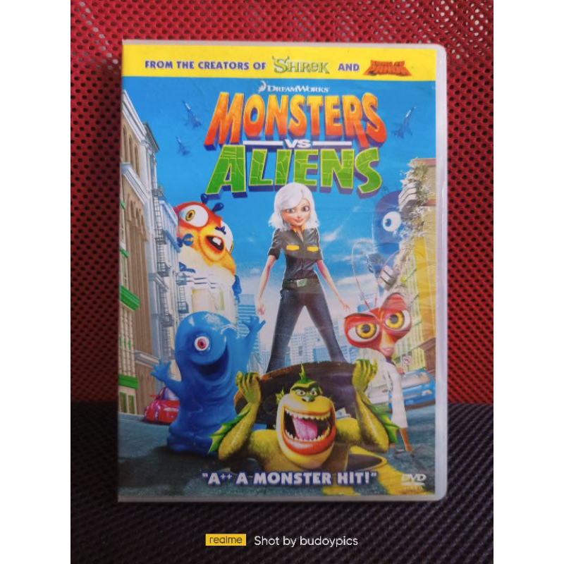 Dreamworks Monsters vs Aliens Original DVD | Shopee Philippines