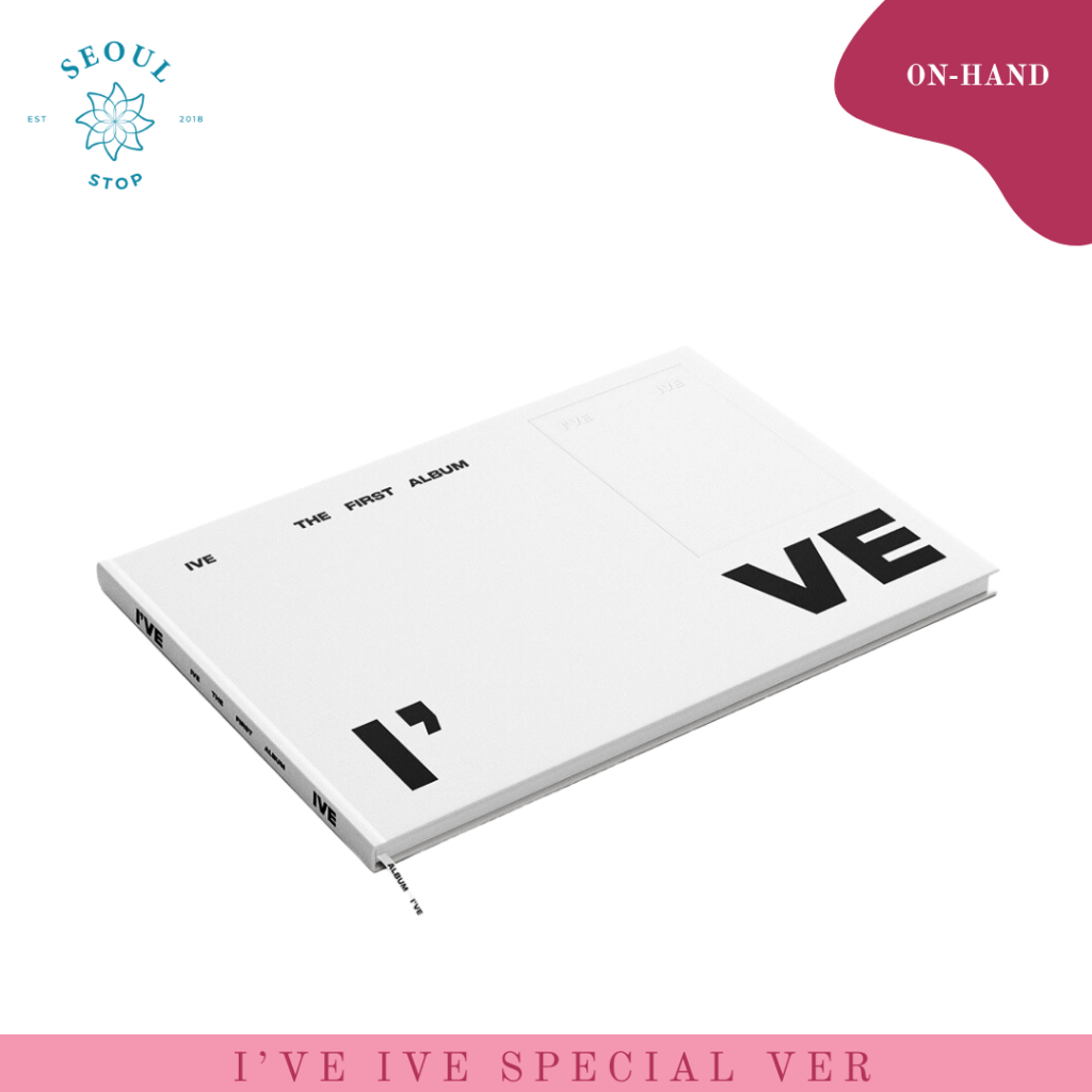 IVE I'VE IVE 1st Album Fotolibro Ver. (VER.2) – CD + Photobook + Fotocarda + Adesivo