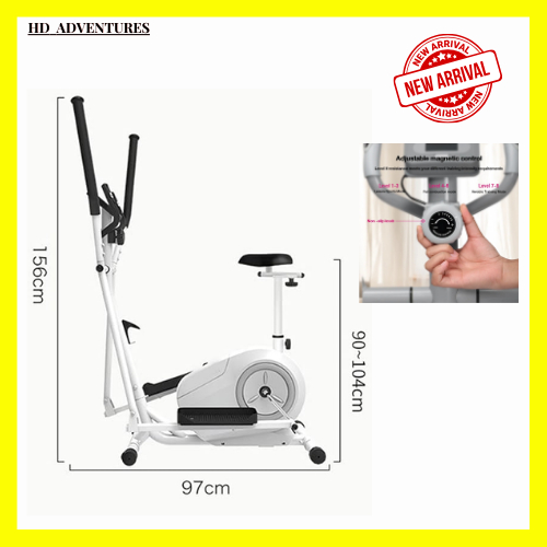 Elliptical Machine Exercise Bike Space Walk Bike Indoor Quiet Stepper