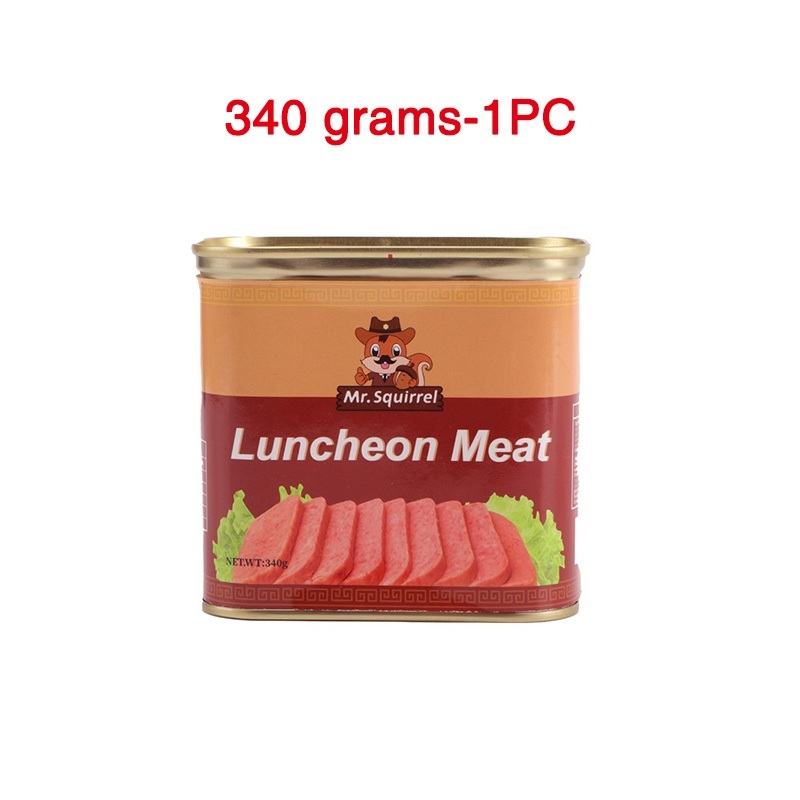 Mr.Squirrel Luncheon Meat 340g/198g (Lowsalt) high Meat content Mix of