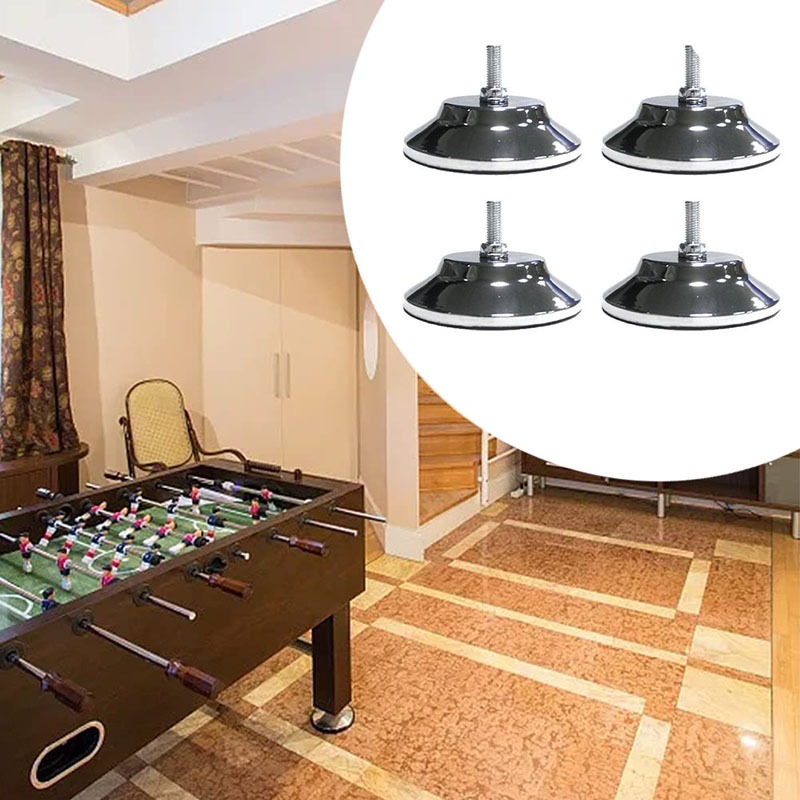 4Pcs Billiard Pool Table Leg Levelers 5 Inch Universal Adjustable ...