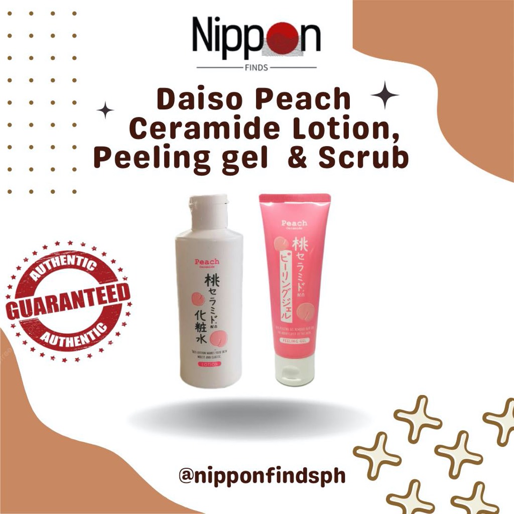 Daiso Face Peeling Gel/Peach Ceramide Daiso Japan Shopee Philippines