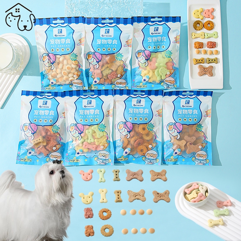 【NEW】100g Dog Biscuit Pet Puppy Treats Dog Snack Dog Dental Treats Dog
