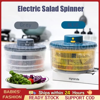 Electric Salad Spinner-lettuce Vegetable Dryer, Usb Rechargeable, Quick  Drying Lettuce Fruit Spinne