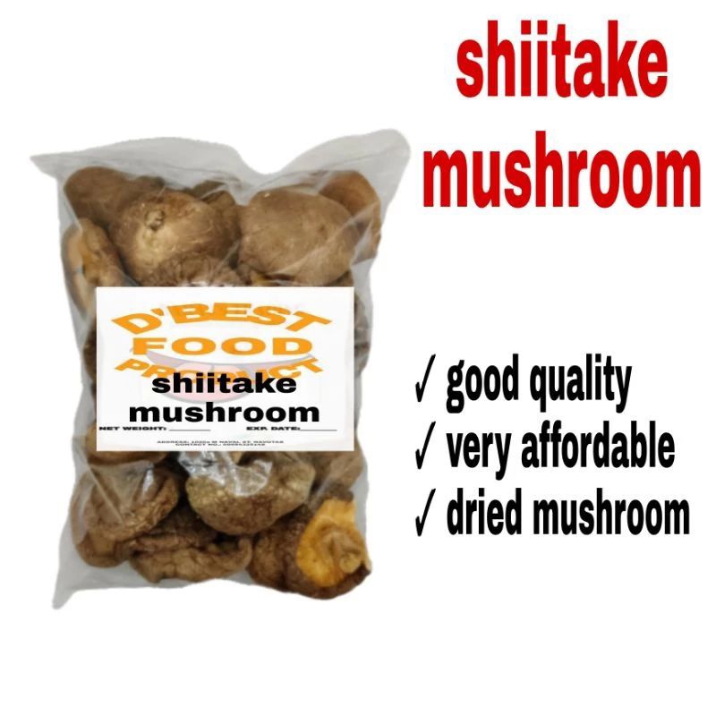 shiitake dried mushroom 100g 4 sale shitake or shitaki mushroom kabute Shopee Philippines