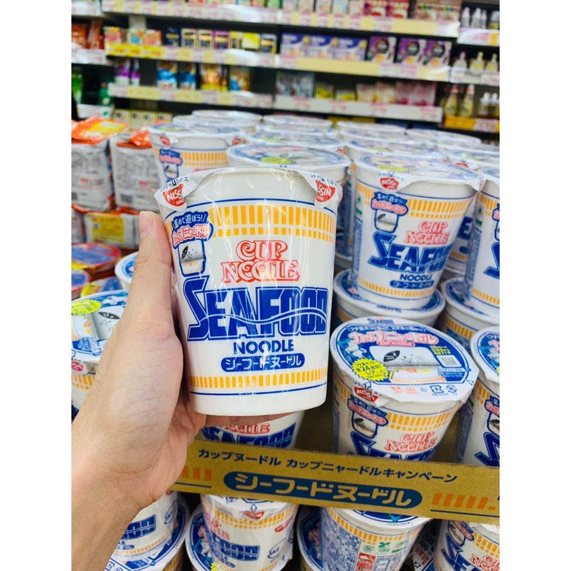 Nissin Cup Noodles , Seafoods No.1 in Japan Expiration June 2024