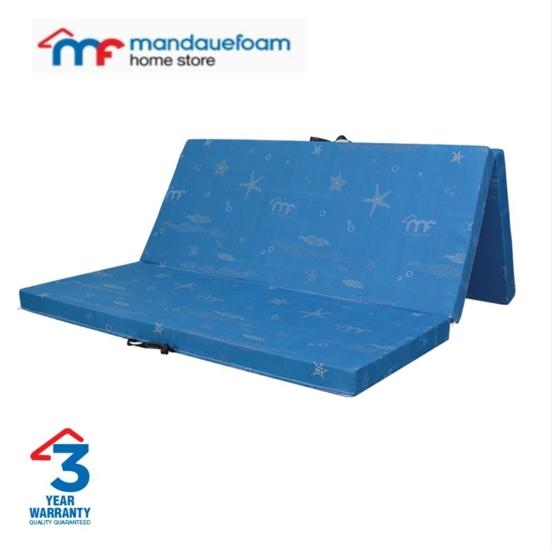 MANDAUE FOAM Mega Fold and Keep Mattress / Trifold Mattress / Foldable