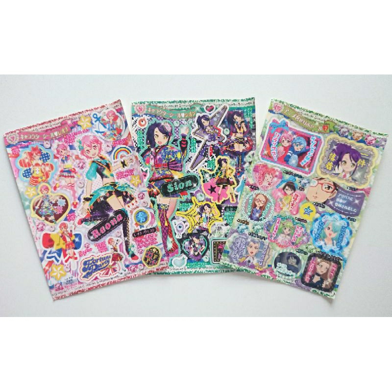 Pripara Stickers - Prism Paradise official anime merch like precure and ...