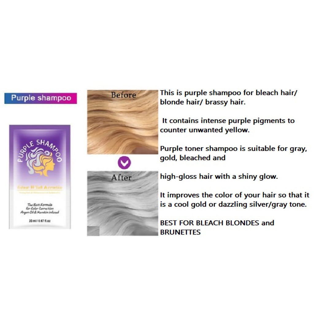 Purple Shampoo COD Onhand Rinse your hair and scalp completely ...