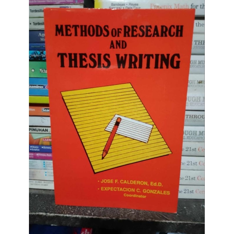 methods of research and thesis writing by calmorin