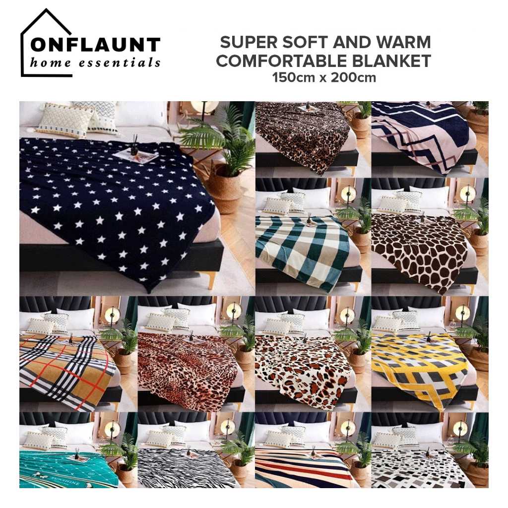 OnFlaunt Blanket Fleece Super Assorted Design Premium Blankets