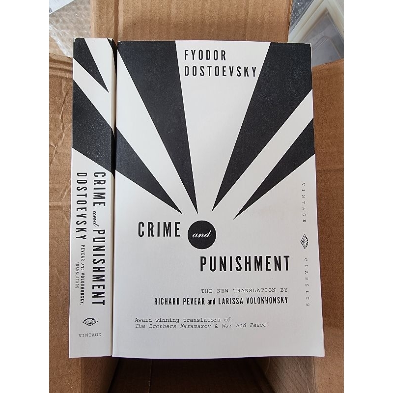 Crime and Punishment (Vintage Classics) by Fyodor Dostoevsky | Shopee ...