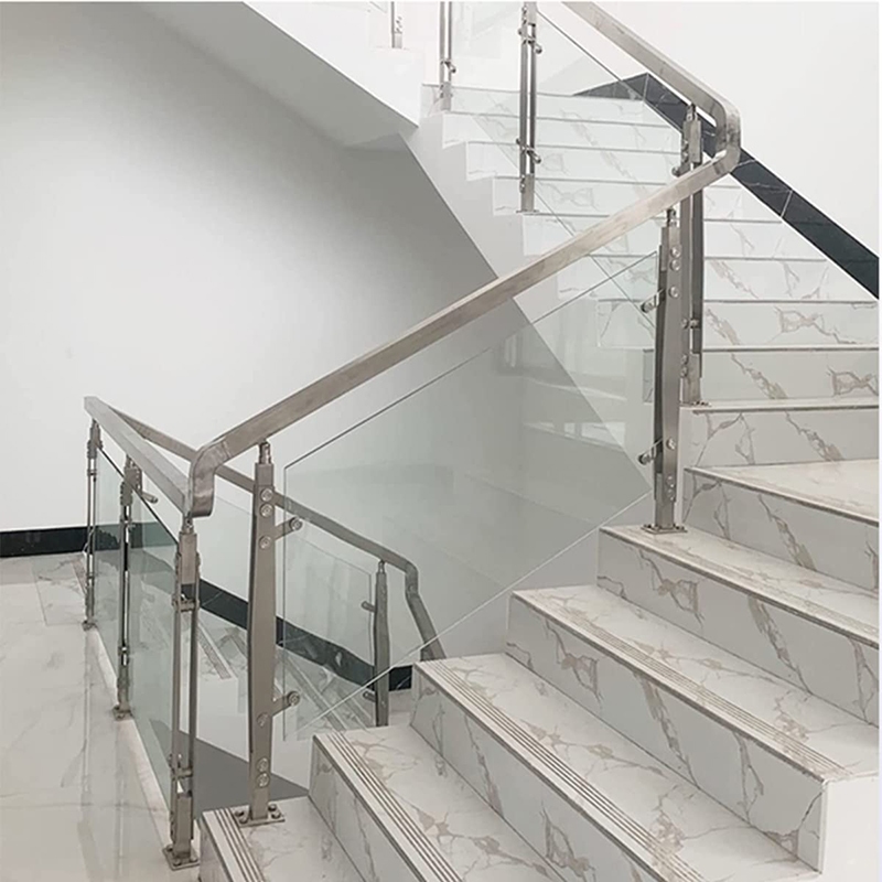 85cm Stainless Glass Railing Post Railings Post King Post Single/Double ...