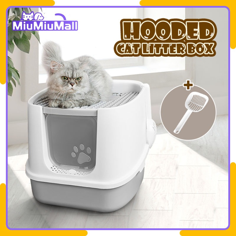 MiuMiu Cat Litter Box With Scoop Cat Toilet Litter Box Deodorization