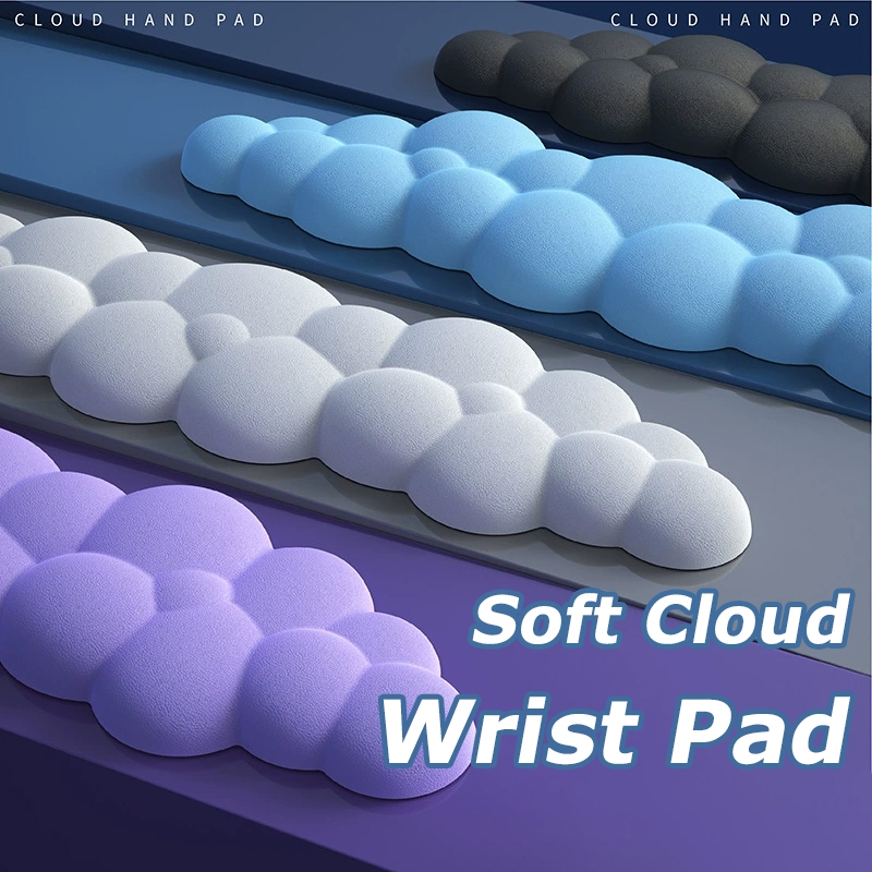 Cloud Wrist Rest for Keyboard PU Leather Cloud Palm Rest Mouse Pad Cute