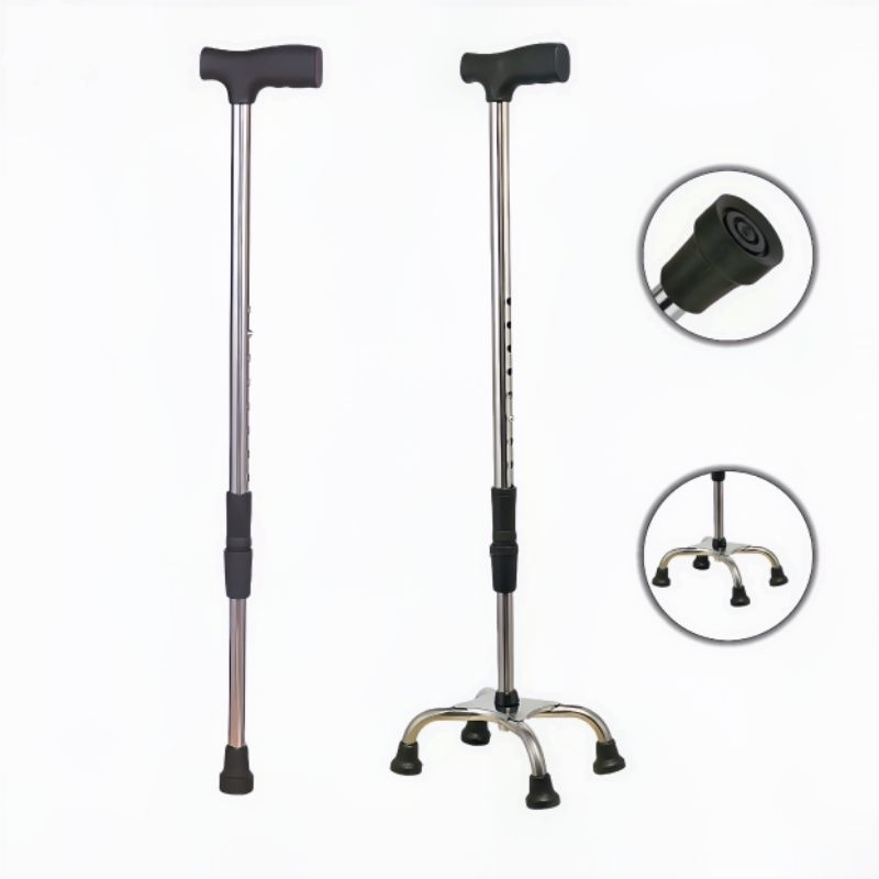 Safety Telescopic Stick Trusty Elderly Crutches Multifunctional Walking