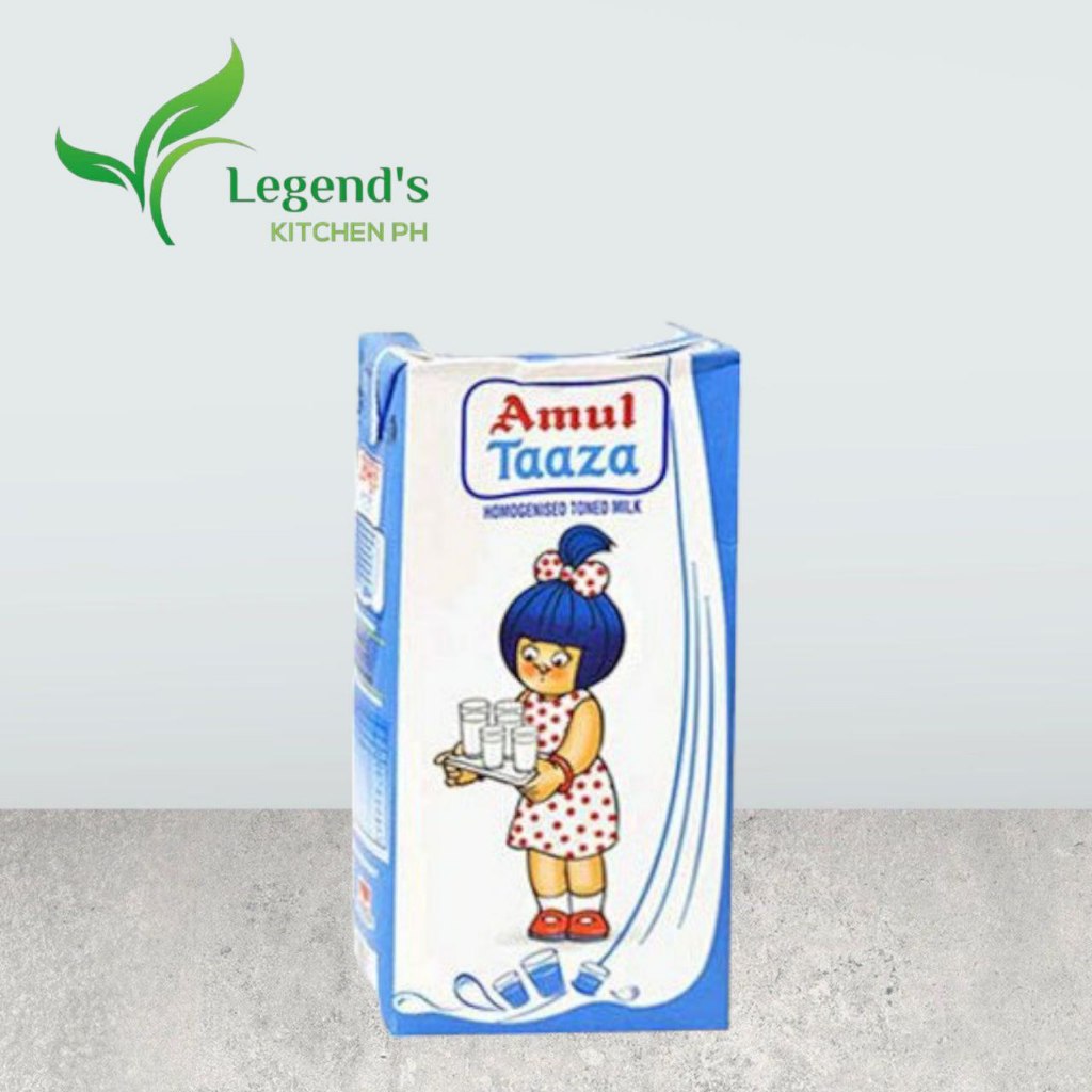 Amul Taaza Milk Full Cream Milk Toned Milk (SOLD BY BOX 12PCS