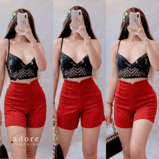 Trendy high waist trouser shorts for women