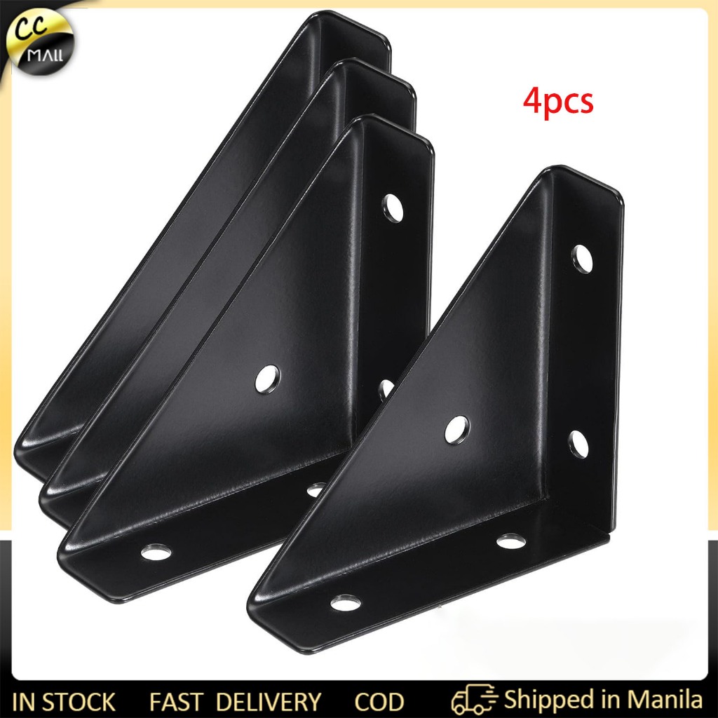 4 Pcs Thickened Three-Sided Angle Code Fixed 90 Degree Right Angle ...