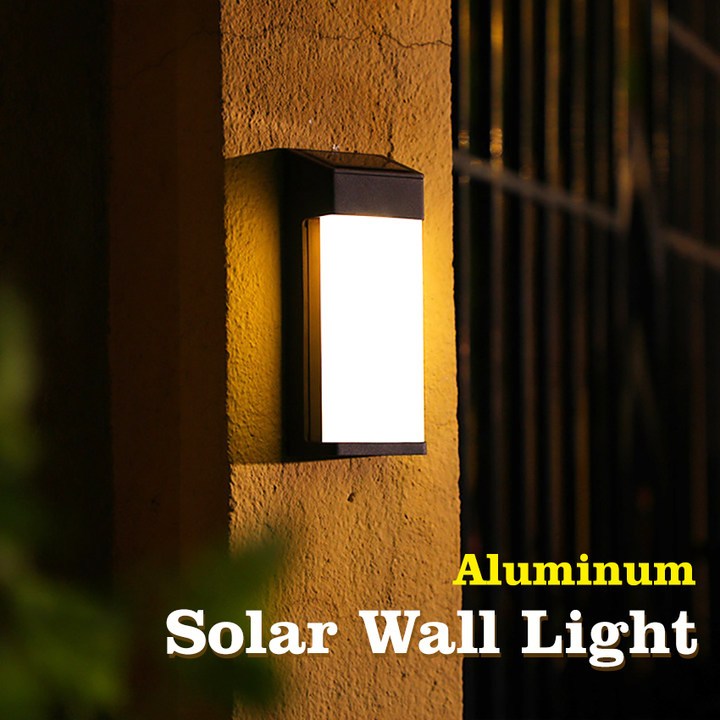 Solar Wall Light Outdoor Waterproof fence Lamp Decoration garden Light