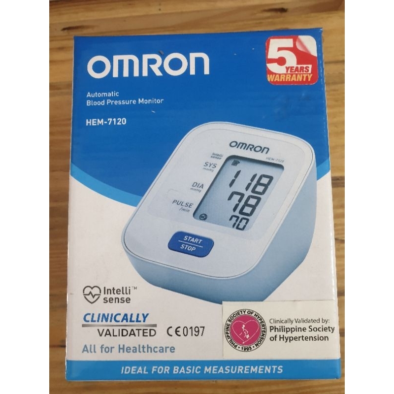Omron automatic Blood pressure monitor (HEM7120) Shopee Philippines