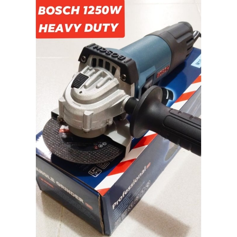 BOSCH 1250W Angle Grinder Heavy Duty (Made in Germany) Shopee Philippines