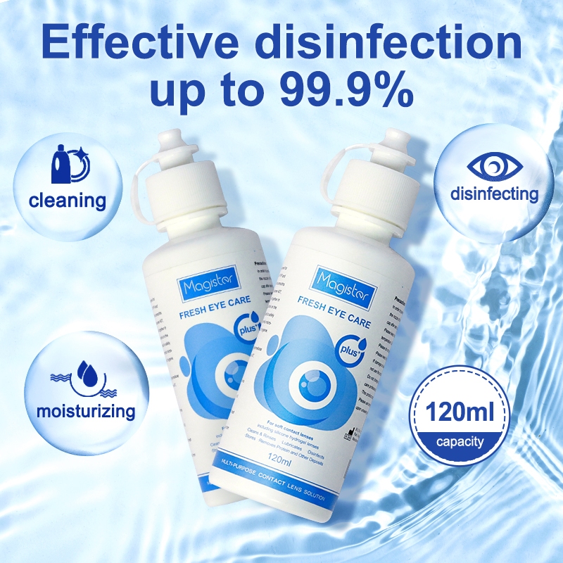 Contact Lens Solution 120ML with ALL IN ONE Multipurpose Shopee