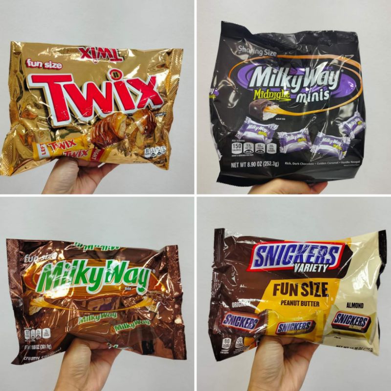 SALE!! IMPORTED Funsize Chocolates | Snickers | Milky Way | Mily Way ...