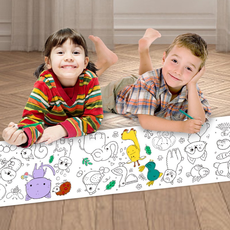 DIY Painting Color Filling Drawing Paper Halloween/Christmas Gift Kids ...