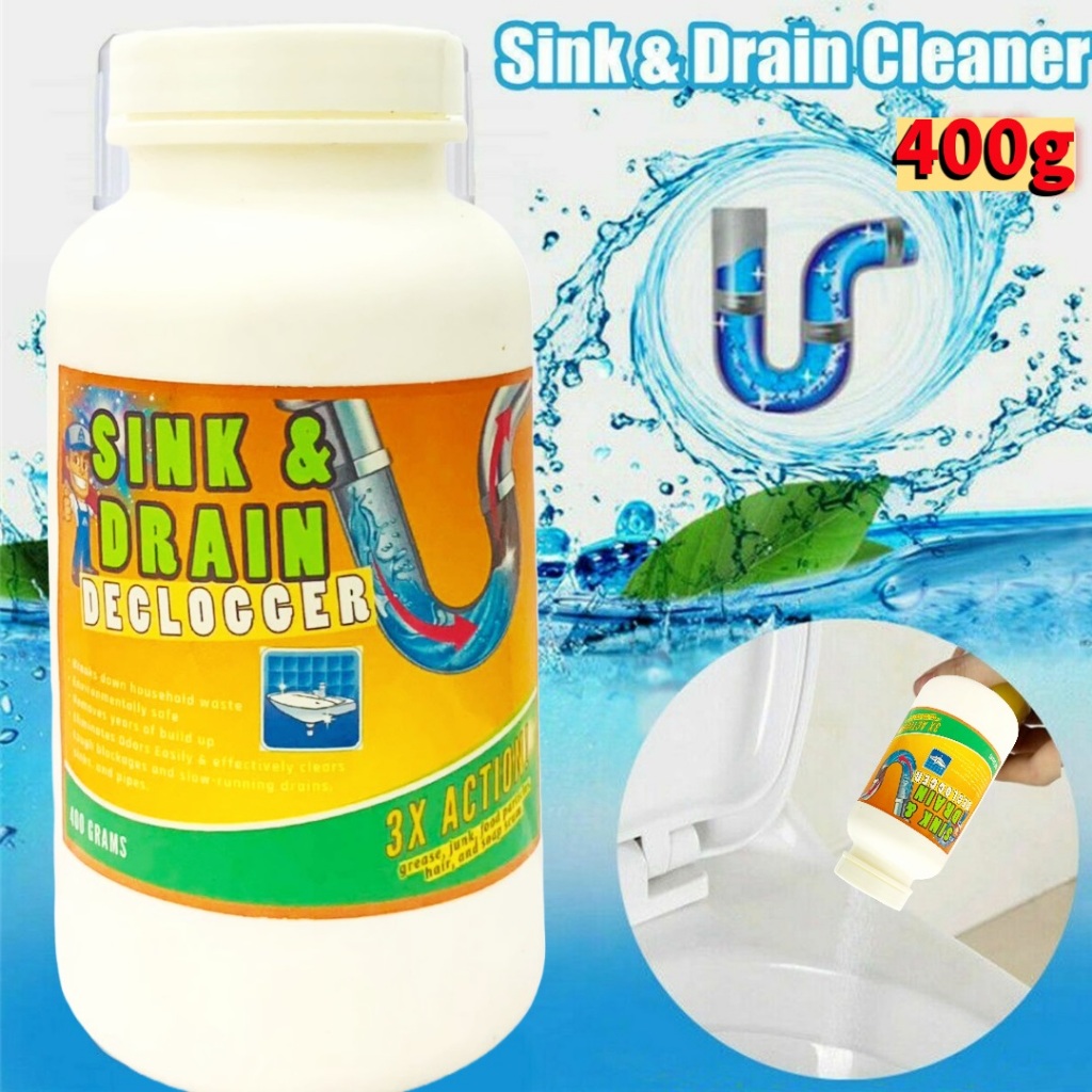 Effective Powerful Sink & Drain Declogger Pipe Dredging Agent Dissolve