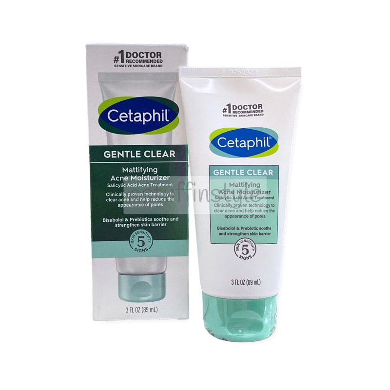 Cetaphil Gentle Clear Mattifying Acne Moisturizer EXP 07/2024 3oz 89ml