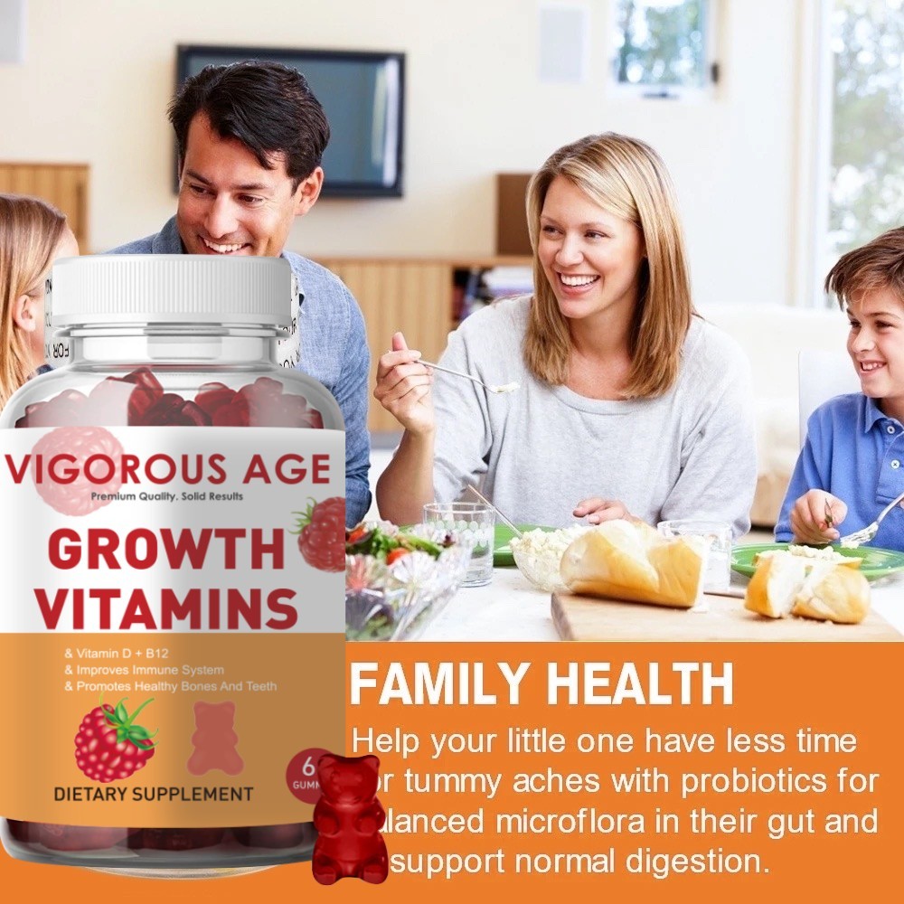 Vitamin Calcium Gummies Height Growth Health Gummies Promote Physical